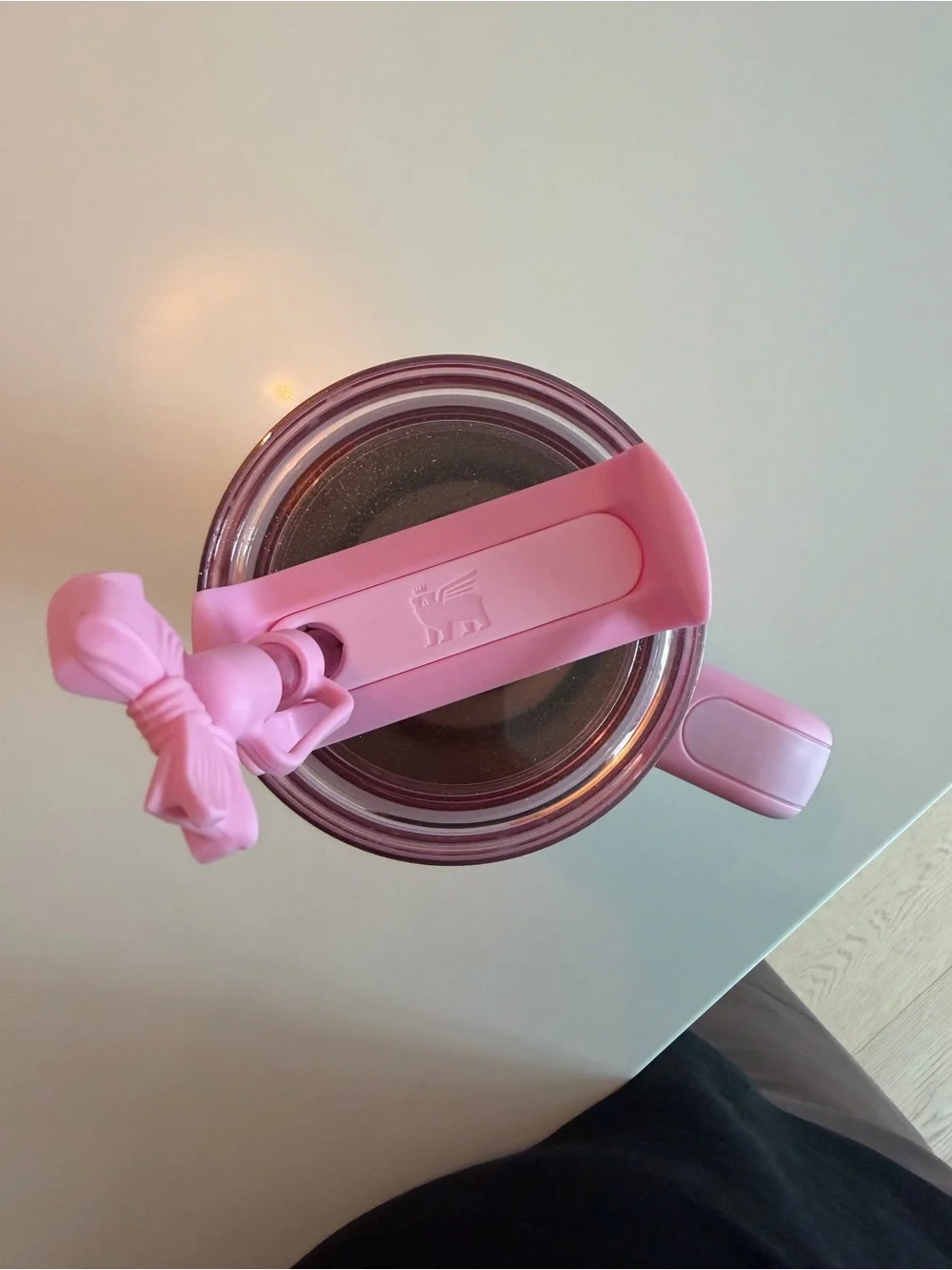 Stanley x LoveShackFancy Pink Floral Travel Tumbler (20oz) - Picture 4 of 5